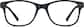 Front view of Kids' Square Glasses 2011921 in Black thumbnail