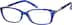 Rectangle Glasses 201226 in Blue