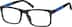 Rectangle Glasses 2012321 in Black