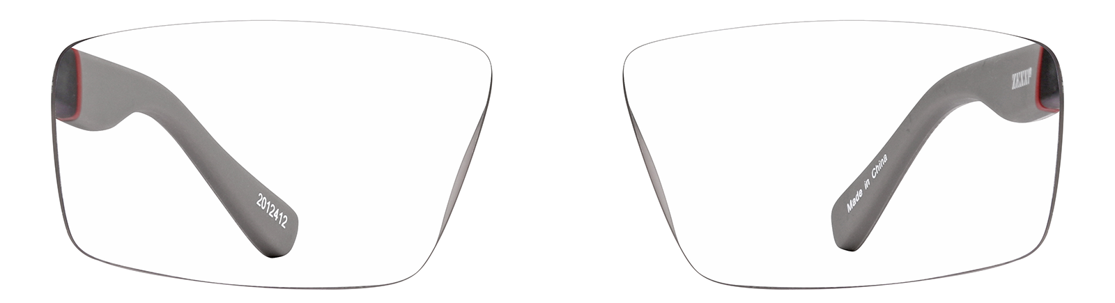 Dark Gray Rectangle Glasses #2012412 | Zenni Optical