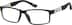 Rectangle Glasses 2012821 in Black