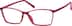 Rectangle Glasses 2013418 in Red
