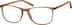 Square Glasses 2013915 in Brown