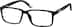 Rectangle Glasses 2014621 in Black