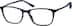 Rectangle Glasses 2015121 in Black