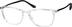 Rectangle Glasses 2015123 in Clear