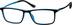 Rectangle Glasses 2015521 in Black