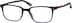Rectangle Glasses 2015921 in Black