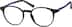 Round Glasses 2016121 in Black