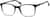 Angle view of Square Glasses 2016212 in Gray thumbnail