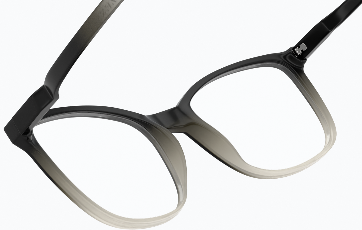 See-through view of Square Glasses 2016212 in Gray thumbnail