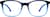 Front view of Square Glasses 2016216 in Blue thumbnail