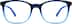 Square Glasses 2016216 in Blue