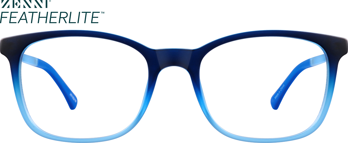 Blue Square Glasses