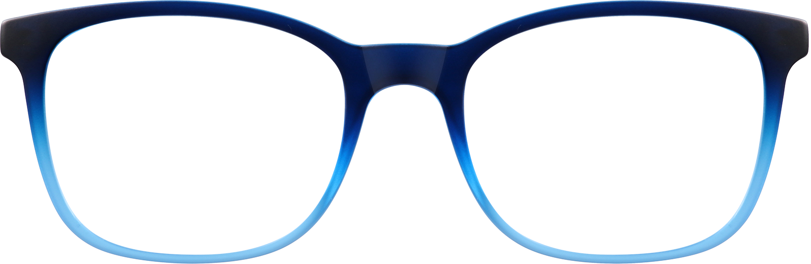 aimi　1216 Blue Square Glasses #2016216 | Zenni Optical