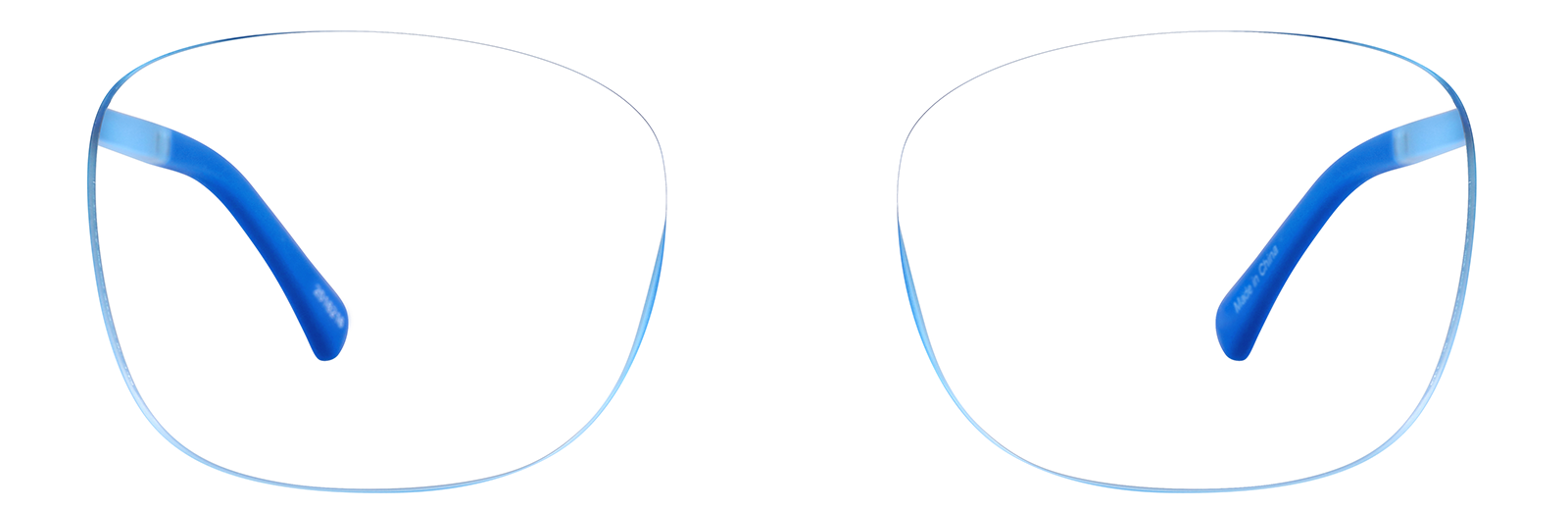 Blue Square Glasses #2016216 | Zenni Optical