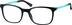Square Glasses 2016321 in Black