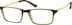 Rectangle Glasses 2016615 in Brown