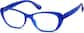 Angle view of Oval Glasses 2016716 in Electric Blue thumbnail