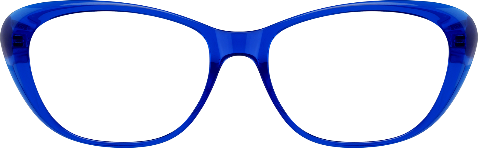 フレーム付きLASSEN ファイアーフライファンタジー 2016ピース Electric Blue Oval Glasses #2016716 | Zenni Optical