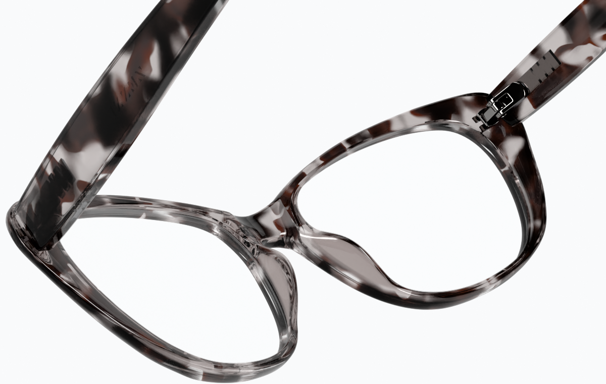 See-through view of Oval Glasses 2016725 in Tortoiseshell thumbnail