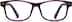 Rectangle Glasses 2016817 in Grape