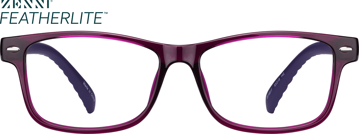 Grape Rectangle Glasses