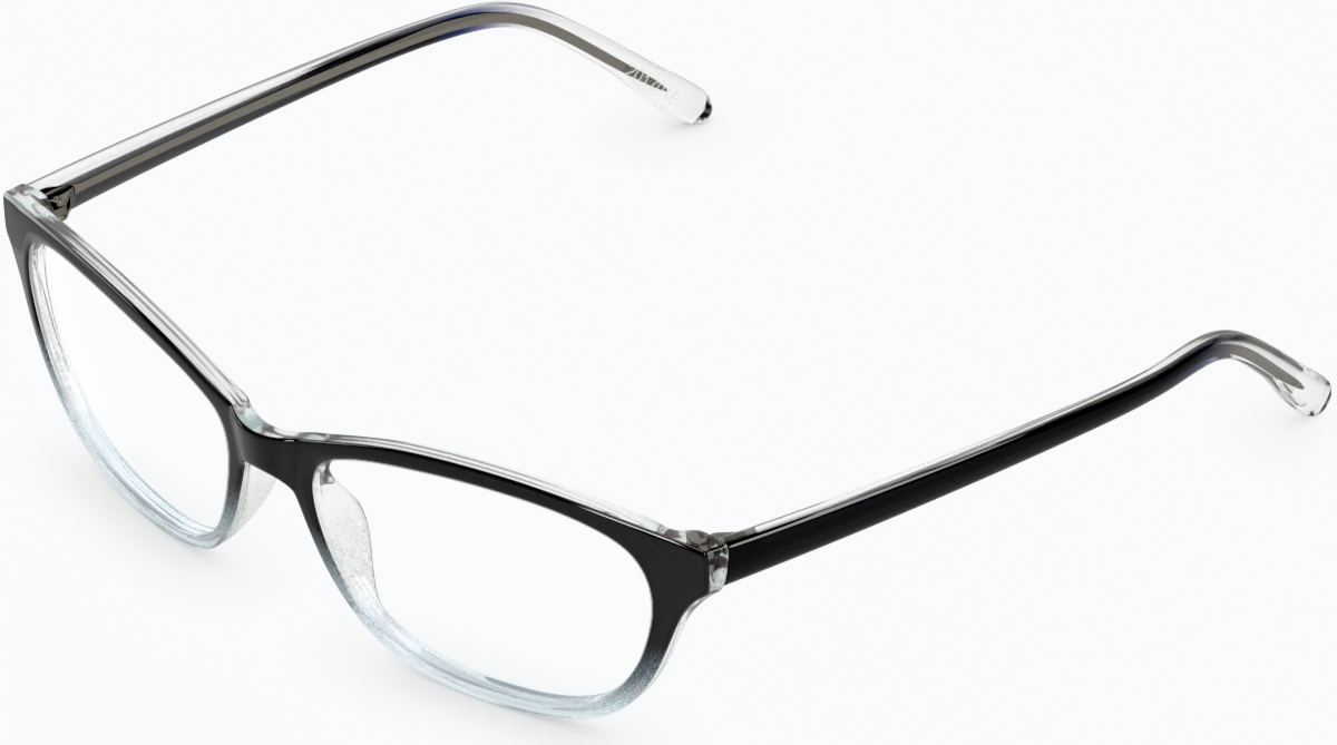 Angle view of Oval Glasses 2017016 in Sky thumbnail