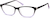 Angle view of Rectangle Glasses 2017017 in Lilac thumbnail