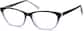 Angle view of Oval Glasses 2017017 in Lilac thumbnail