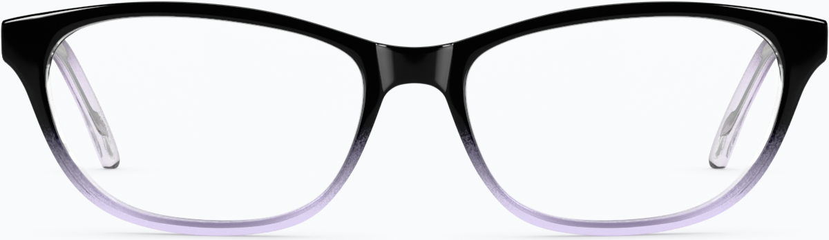 Front view of Oval Glasses 2017017 in Lilac thumbnail