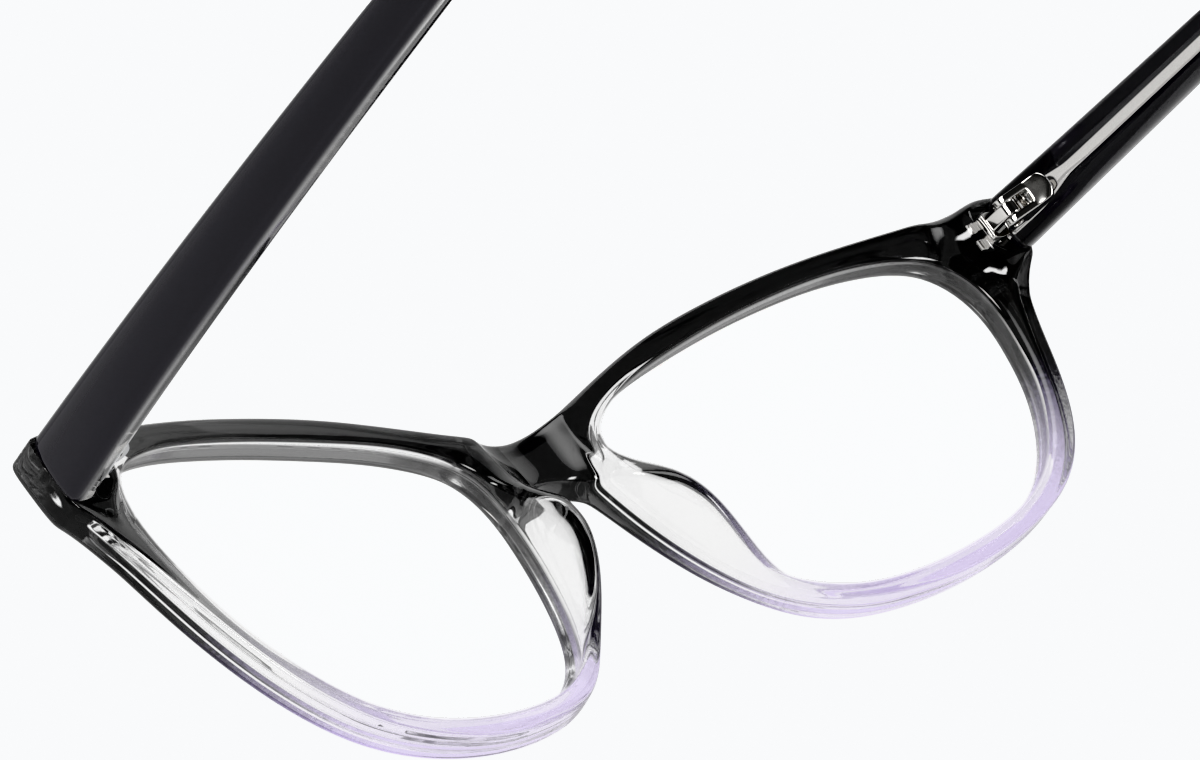 See-through view of Oval Glasses 2017017 in Lilac thumbnail