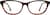 Front view of Rectangle Glasses 2017025 in Tortoiseshell thumbnail