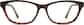 Front view of Oval Glasses 2017025 in Tortoiseshell thumbnail