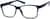 Angle view of Square Glasses 2017516 in Blue thumbnail