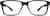 Front view of Square Glasses 2017516 in Blue thumbnail