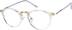 Round Glasses 2018243 in Clear