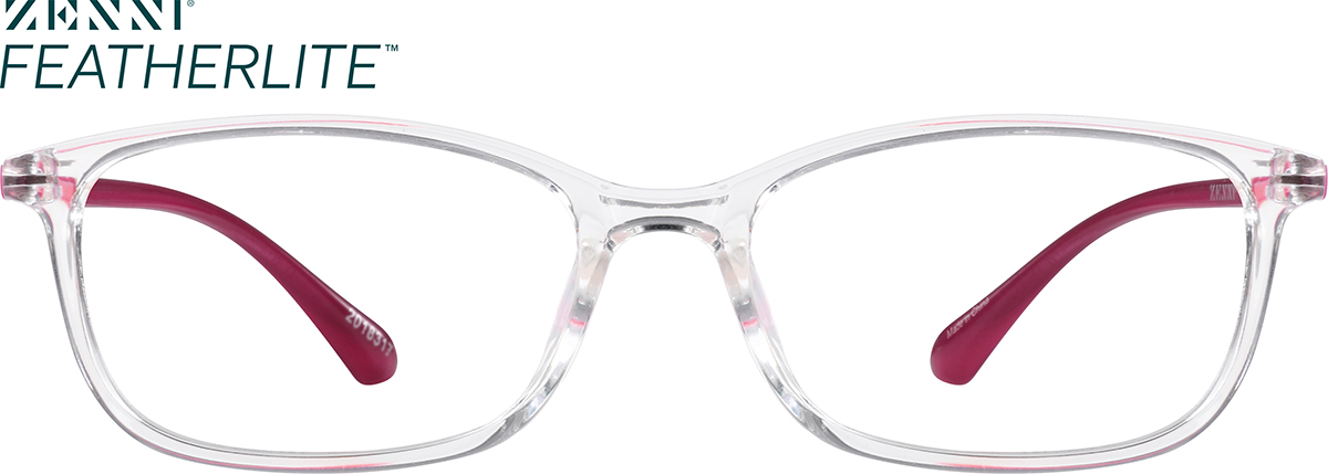 Red Rectangle Glasses