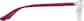 Side view of Rectangle Glasses 2018317 in Red thumbnail