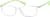 Angle view of Rectangle Glasses 2018324 in Green thumbnail