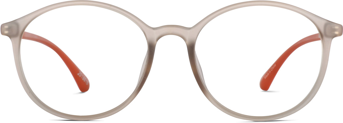 Taupe Round Glasses