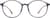 Front view of Round Glasses 2018616 in Slate thumbnail