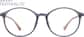 Front view of Round Glasses 2018616 in Slate thumbnail