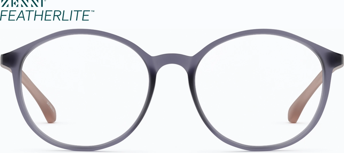 Front view of Round Glasses 2018616 in Slate thumbnail