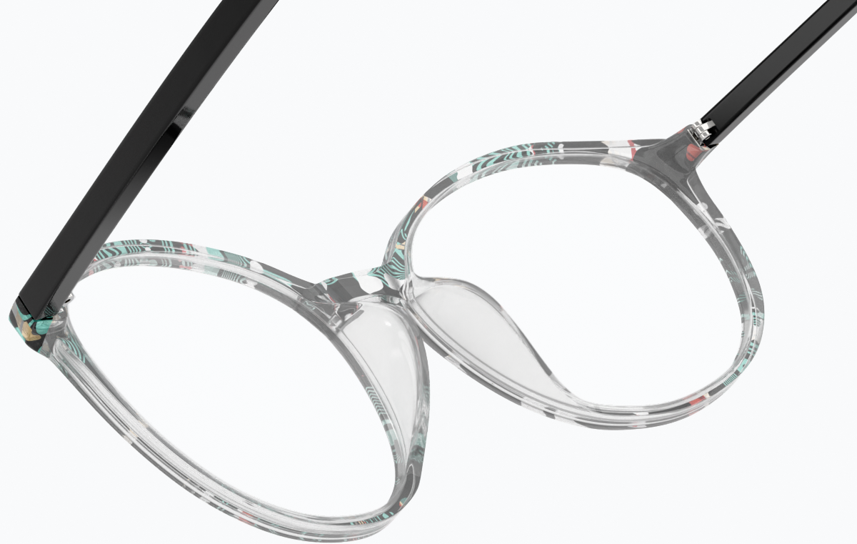 See-through view of Round Glasses 2018639 in Pattern thumbnail