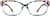 Front view of Cat-Eye Glasses  2018716 in Black Floral thumbnail