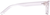 Side view of Cat-Eye Glasses  2018717 in Translucent Pink thumbnail