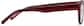 Side view of Rectangle Glasses 2018718 in Red thumbnail