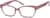 Angle view of Cat-Eye Glasses  2018719 in Pink thumbnail