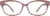 Front view of Cat-Eye Glasses  2018719 in Pink thumbnail